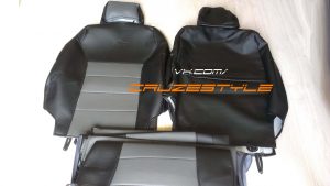 Чехлы черно-серые для Chevrolet Cruze — изображение 2